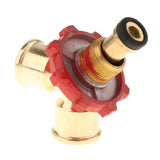 Maxbell Propane Gas Splitter Adapter Quick Connect for Camping Stoves Heater Trailer