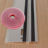Maxbell 2xReplacement Strip Track Saw Guide Rail for Woodworking Circular Saw Supplies