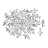 Maxbell 50Pcs Tapping Expansion Screws Sturdy Fixing Nails for Concrete Wood Window 5x7mm