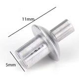 Maxbell 50Pcs Tapping Expansion Screws Sturdy Fixing Nails for Concrete Wood Window 5x11mm