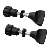 Maxbell Maxbell 2 Pieces Wooden Router Base Gear Screw Stable for Woodworking Cabinet Closet