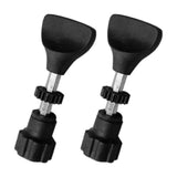 Maxbell Maxbell 2 Pieces Wooden Router Base Gear Screw Stable for Woodworking Cabinet Closet