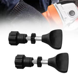 Maxbell Maxbell 2 Pieces Wooden Router Base Gear Screw Stable for Woodworking Cabinet Closet