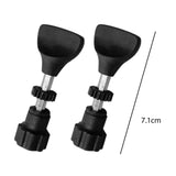 Maxbell Maxbell 2 Pieces Wooden Router Base Gear Screw Stable for Woodworking Cabinet Closet