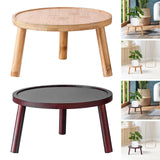 Maxbell Flower Pot Holder Planter Rack Hotel Planter Holder Wooden Plant Stand Table Wood
