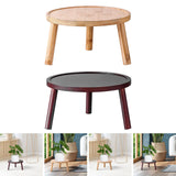 Maxbell Flower Pot Holder Planter Rack Hotel Planter Holder Wooden Plant Stand Table Wood