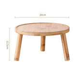 Maxbell Flower Pot Holder Planter Rack Hotel Planter Holder Wooden Plant Stand Table Wood