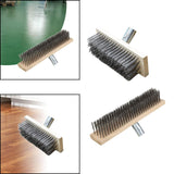 Maxbell Maxbell Wire Brush Heavy Duty Tough Scrubber Brush for Cleaning Tile Surfaces Cement 25cm