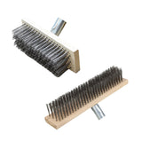 Maxbell Maxbell Wire Brush Heavy Duty Tough Scrubber Brush for Cleaning Tile Surfaces Cement 25cm
