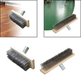 Maxbell Maxbell Wire Brush Heavy Duty Tough Scrubber Brush for Cleaning Tile Surfaces Cement 25cm