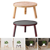 Maxbell 2xWooden Plant Stand Planter Rack Shelf Indoor Garden Modern Flower Pot Holder Wood