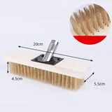 Maxbell Scrubber Brush Cleaning Brush Patio Grout Floor Scrub Brush Replacement Head 20cmx4.5cmx5.5cm