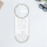 Maxbell Maxbell Geometric Ruler Math Teaching Draft Ruler for School Office Supplies Student