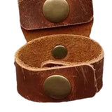 Maxbell Maxbell PU Leather Gloves Holder Work Gloves Safely Buckle for Camping Boating Hiking