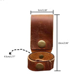 Maxbell Maxbell PU Leather Gloves Holder Work Gloves Safely Buckle for Camping Boating Hiking