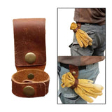 Maxbell Maxbell PU Leather Gloves Holder Work Gloves Safely Buckle for Camping Boating Hiking