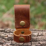 Maxbell Maxbell PU Leather Gloves Holder Work Gloves Safely Buckle for Camping Boating Hiking