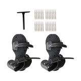 Maxbell Maxbell 2 Pieces Lawn Aerator Shoes Lawn Tool with Straps Heavy Duty for Garden Yard