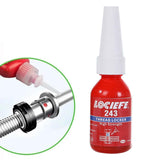 Maxbell 2xThreadlocker 243 Medium Strength 10ml Nuts Bolts Locker Thread Lock Compound