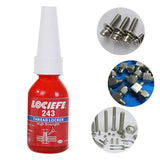 Maxbell 2xThreadlocker 243 Medium Strength 10ml Nuts Bolts Locker Thread Lock Compound