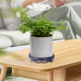 Maxbell Maxbell Plant Holder Potted Rack Round Flower Pot Base for Living Room Yard Corridor