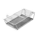 Maxbell Maxbell Stainless Steel Folding Grill Basket Grill Accessories for Fishes Steak Kabobs
