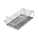 Maxbell Maxbell Stainless Steel Folding Grill Basket Grill Accessories for Fishes Steak Kabobs