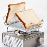 Maxbell Maxbell Stainless Steel Folding Grill Basket Grill Accessories for Fishes Steak Kabobs
