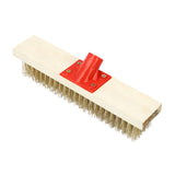 Maxbell Maxbell Floor Brush Head Tough Deck Scrub Brush Head for Tile Surfaces Garage Cement 30cm