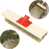Maxbell Maxbell Floor Brush Head Tough Deck Scrub Brush Head for Tile Surfaces Garage Cement 30cm