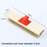 Maxbell Maxbell Floor Brush Head Tough Deck Scrub Brush Head for Tile Surfaces Garage Cement 30cm