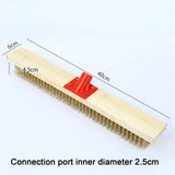 Maxbell Maxbell Floor Brush Head Tough Deck Scrub Brush Head for Tile Surfaces Garage Cement 40cm