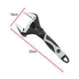Maxbell Maxbell Large Opening Wrench Adjustable Wrench for Washbasin Appliances Home Repairs 10inch