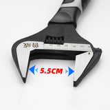 Maxbell Maxbell Large Opening Wrench Adjustable Wrench for Washbasin Appliances Home Repairs 10inch