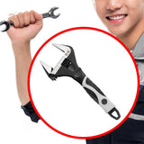 Maxbell Maxbell Large Opening Wrench Adjustable Wrench for Washbasin Appliances Home Repairs 10inch