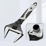 Maxbell Maxbell Large Opening Wrench Adjustable Wrench for Washbasin Appliances Home Repairs 10inch
