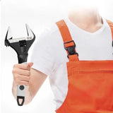 Maxbell Maxbell Large Opening Wrench Adjustable Wrench for Washbasin Appliances Home Repairs 10inch