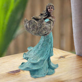 Maxbell Maxbell Bird Feeder Holder Decorative Crafts Resin Figurine for Decor Courtyard Lawn