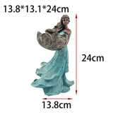Maxbell Maxbell Bird Feeder Holder Decorative Crafts Resin Figurine for Decor Courtyard Lawn
