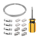 Maxbell Maxbell Wire Rope Bell Rope Chandelier Hanging Multipurpose for Patio Home Balconies 10m