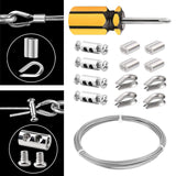 Maxbell Maxbell Wire Rope Bell Rope Chandelier Hanging Multipurpose for Patio Home Balconies 10m