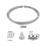Maxbell Maxbell Wire Rope Bell Rope Chandelier Hanging Multipurpose for Patio Home Balconies 10m