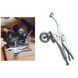 Maxbell Maxbell Drill Press Clamp Repair Tools Drill Press Vice for Metalworking Woodworking 9 Inch