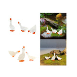 Maxbell Maxbell 3 Pieces Garden Statues Duck Creative Ornaments for Pond Lawn Indoor Outdoor ordinary