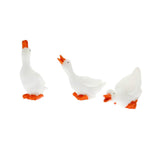 Maxbell Maxbell 3 Pieces Garden Statues Duck Creative Ornaments for Pond Lawn Indoor Outdoor ordinary