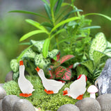 Maxbell Maxbell 3 Pieces Garden Statues Duck Creative Ornaments for Pond Lawn Indoor Outdoor ordinary