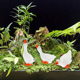 Maxbell Maxbell 3 Pieces Garden Statues Duck Creative Ornaments for Pond Lawn Indoor Outdoor ordinary