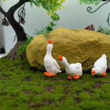 Maxbell Maxbell 3 Pieces Garden Statues Duck Creative Ornaments for Pond Lawn Indoor Outdoor ordinary