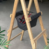 Maxbell Maxbell Folding Ladder Tool Bag Scratch Resistant Large Capacity Easy to Clean Cloth 30.5x20.5x37.5cm Buckle fixed