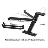 Maxbell Lawn Mower Tractor Towing Hitch Iron Black Coated Finish Garden Tools